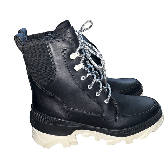 Sorel Women's Brex Lace Waterproof Boot Charcoal, Chalk US Size 9 - Picture 2 of 8